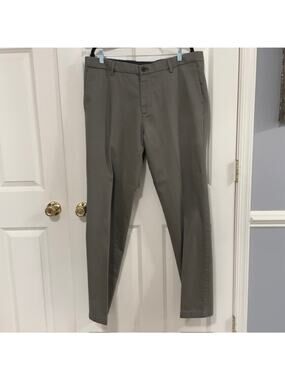 Dockers Men's Gray Straight Fit Flex Comfort Dress Pants Size ~40x34